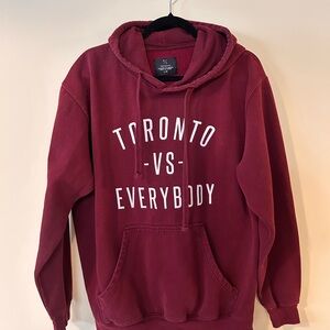Toronto VS Everybody Burgundy Hoodie